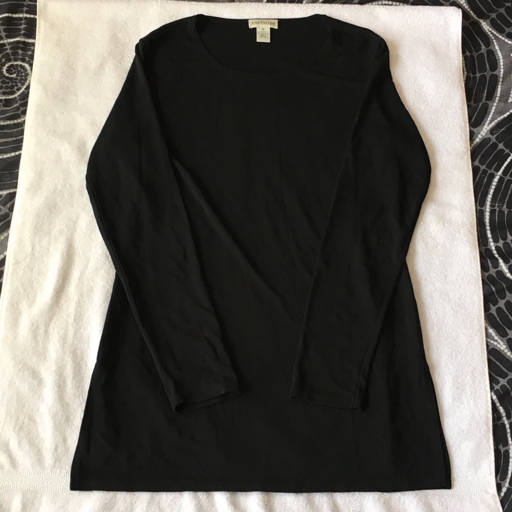 Long Sleeve, Black Top/Dress